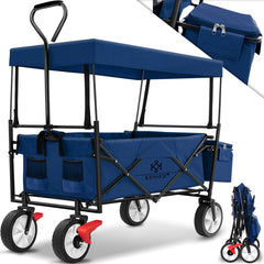 KESSER® Bolderkar - Opvouwbaar - Bolderwagen - Blauw
