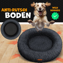 Hondenmand - Hondenkussen - Hondenbed - Antraciet - 60x60 cm - LOVPET®