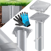 KESSER® Parasolstandaard - Grondanker - Zilver