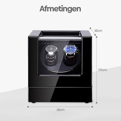 Watchwinder - Horloge doos - Horloge winder - Zwart - Olvy