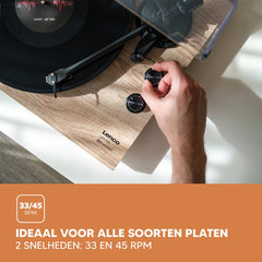 Lenco Platenspeler met Bluetooth - LBT-188PI - Hout •