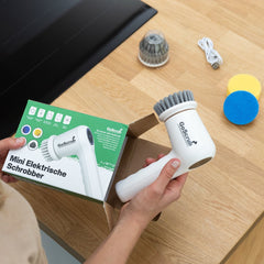 Elektrische Schoonmaakborstel – Elektrische Schrobber - Schrobborstel – Wit - Mini - GoScrub® •