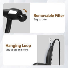 Fohn - Haardroger - Ionische Föhn - 2400W - Zwart •