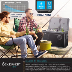 Compressor Koelbox elektrisch - Coolbox - Frigobox - 49L - Zwart