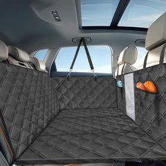 Hondendeken auto achterbank - hondenmat - 130x70 cm - Zwart - Nobleza