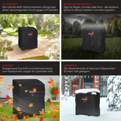 KESSER® XL Houtskoolbarbecue - RVS - BBQ - Zwart