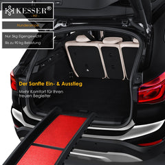 KESSER® Hondenhelling - Loopplank - Hondentrap - Opvouwbaar - Rood