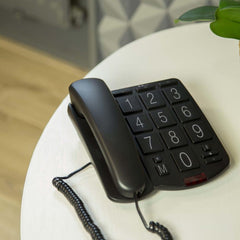 Profoon TX-575 Huistelefoon met grote toetsen - Met bellampje, je ziet dat er gebeld wordt •