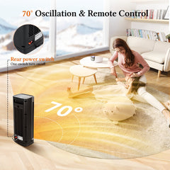 Elektrische Kachel - Keramische Ventilatorkachel - Heater - 2000W - Taylor Swoden