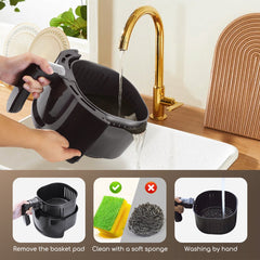 Airfryer - heteluchtfriteuse - 3.5L - 1500W - Zwart