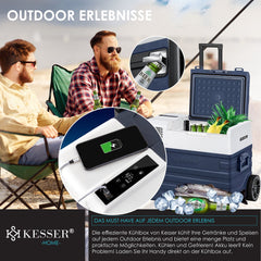 Compressor Koelbox elektrisch - Coolbox - Frigobox - 52L - Blauw
