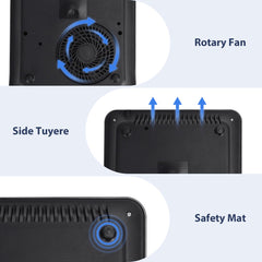 Inductie Kookplaat vrijstaand - Elektrische kookplaat - 2000W - Zwart - Aigostar