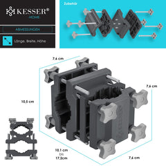 KESSER® Universele Parasolhouder - Ø38mm-Ø48mm - Antraciet