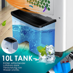 KESSER® 4in1 Mobiele airconditioning - Luchtontvochtiger - Wit •