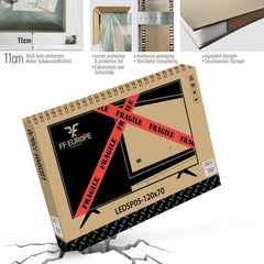 Badkamerspiegel met verlichting - Wandspiegel - 100x60 cm - Aquamarin