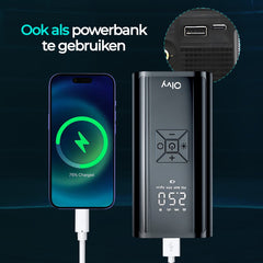 Compressor Bandenpomp - Draagbare Luchtcompressor - 7000 mAh - Elektrische Fietspomp - Fiets/Auto/Motor/Bal/Luchtbed - Olvy •
