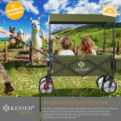 KESSER® Bolderkar - Opvouwbaar - Bolderwagen - Khaki •