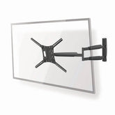 Nedis Full Motion TV Muurbeugel - 13 - 86 inch - Kantelbaar & Draaibaar - Tot 60 kg - Universeel