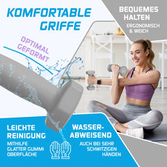 KESSER® Dumbells Set - 3 Paren (2x1, 2 & 3kg) - 12 kg totaal