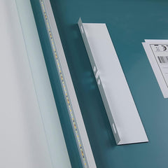 Badkamerspiegel met verlichting - Wandspiegel - 80x60 cm - Aquamarin