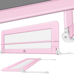 KESSER® bedhekje - Kinderbedhek - Bedhek - Babybedhek Valbeveiligingsbed voor Bed & boxspring - 200 cm, Roze
