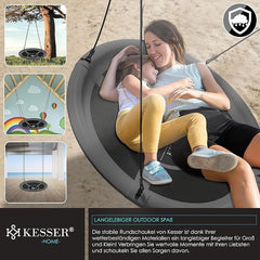 Kesser Nestschommel - Hangschommel - Ø120 cm - Tuinschommel - Antraciet