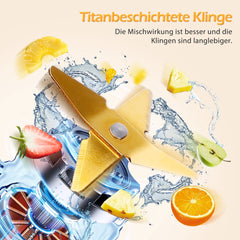 Blender - Smoothie Maker - Glazen kan - 1,5L - 800W - Zwart - Aigostar