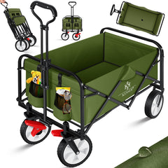 KESSER® Bolderkar - Opvouwbaar - Bolderwagen - Khaki