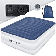 Luchtbed - 2 Persoons - Luchtmatras met pomp - Opblaasbed - Wit - KESSER®