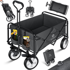 KESSER® Bolderkar - Opvouwbaar - Bolderwagen - Antraciet