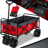 KESSER® Bolderkar - Opvouwbaar - Bolderwagen - Rood