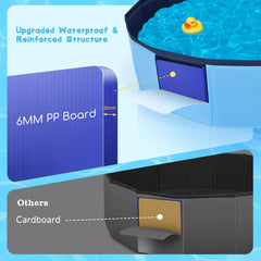 Nobleza Zwembad Hond - Ø160cm - Dierenzwembad - Blauw