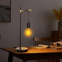 Tafellamp - Bureaulamp - Tafellamp slaapkamer - Zwart - Aigostar