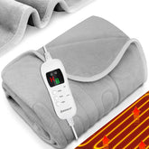 Elektrische deken - Warmtedeken - 160x120cm - Lichtgrijs - KESSER®