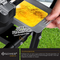 Elektrische grill - Tafelbarbecue - Elektrische Barbecue - 2400W - Zwart - KESSER®