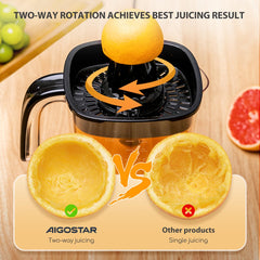 Citruspers - Elektrisch - 40W - Zwart - Aigostar