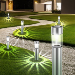 Solar Tuinverlichting - Buitenverlichting - Zonneenergie - Zilver - Aigostar •