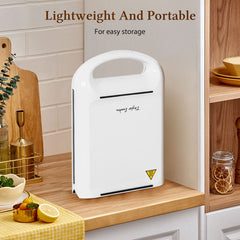 Tosti apparaat - Tosti ijzer - Contactgrill - Wafelijzer - 1200W - Wit - Taylor Swoden •