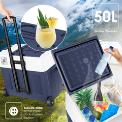 Compressor Koelbox elektrisch - Coolbox - Frigobox - 50L - Blauw