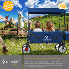 KESSER® Bolderkar - Opvouwbaar - Bolderwagen - Blauw