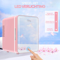 Mini koelkast - Skincare Fridge - Frigobox - 4 Liter - Roze - Olvy