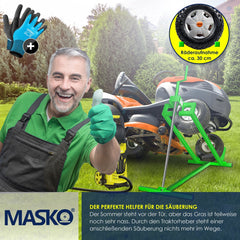 MASKO® Zitmaaierkrik 400kg Lift voor Zitmaaier - Zitmaaierlift Krik Systeem - Groen