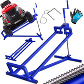 MASKO® Zitmaaierkrik 400kg Lift voor Zitmaaier - Zitmaaierlift Krik Systeem - Blauw