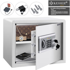 KESSER® Elektronische Kluis met cijferslot - 38x30x30cm - Zilver •