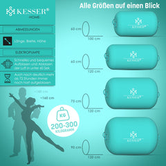 KESSER® Airtrack Turnmat - Gymnastiek Rol - 120x75cm - Mintgroen