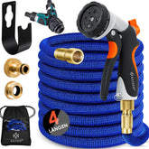 Flexibele Tuinslang - Inc. sproeikop - 15 meter - Blauw