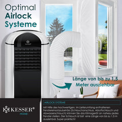 KESSER® 4in1 Mobiele airconditioning - Luchtontvochtiger - 9000BTU - Wit