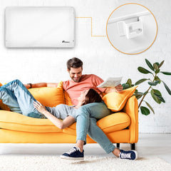 Convectorkachel - Elektrisch - Kachel - Heater - Verwarming - Wit - 600W - TRESKO