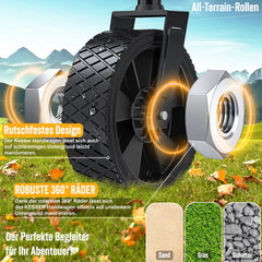 KESSER® Bolderkar - Opvouwbaar - Bolderwagen - Grijs