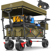 KESSER® Bolderkar - Opvouwbaar - Bolderwagen - Khaki